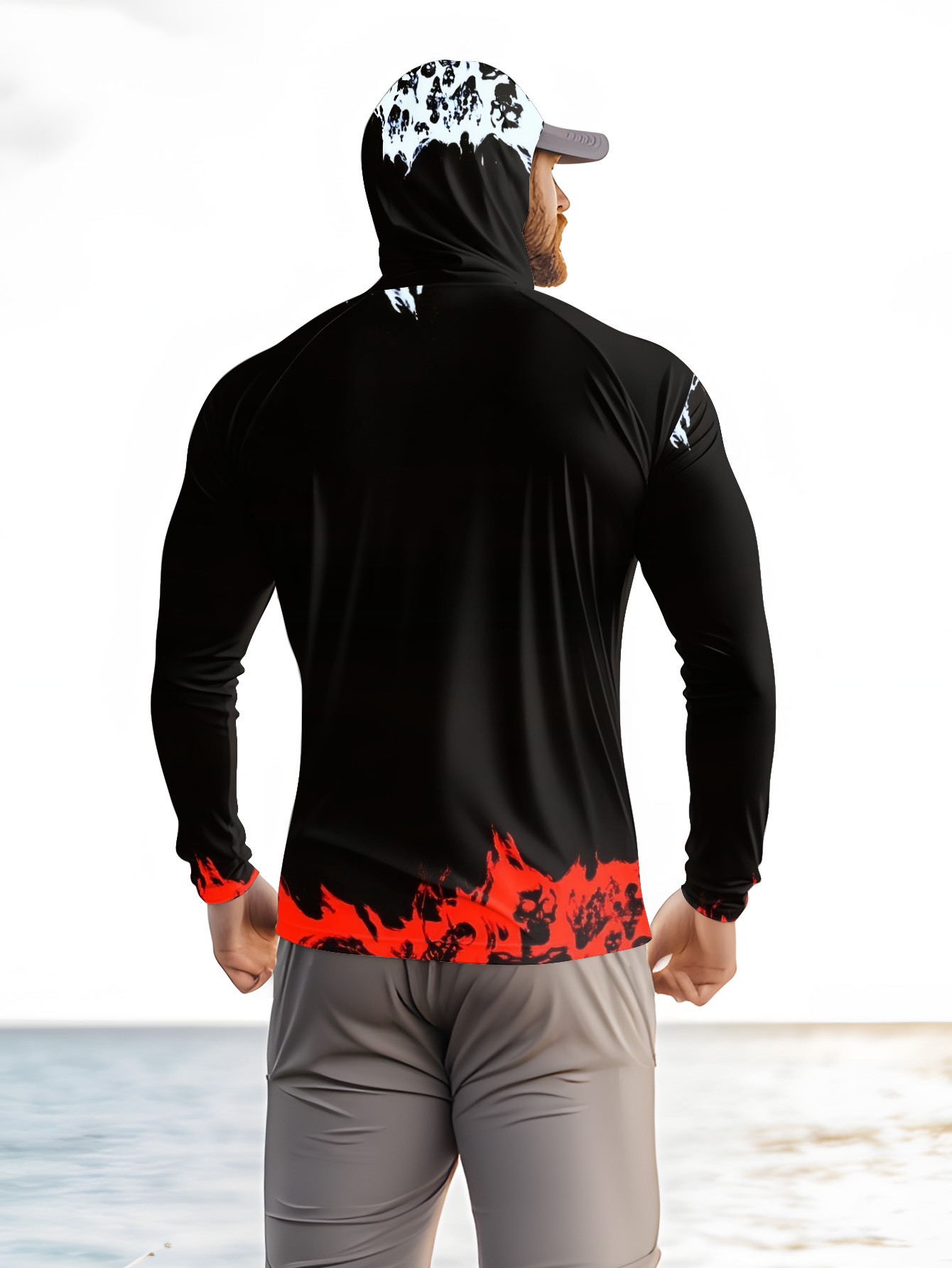 Herren-Fischerhemd mit Kapuze, – Fishing Shirt Uv Protection Bewertung und Preis