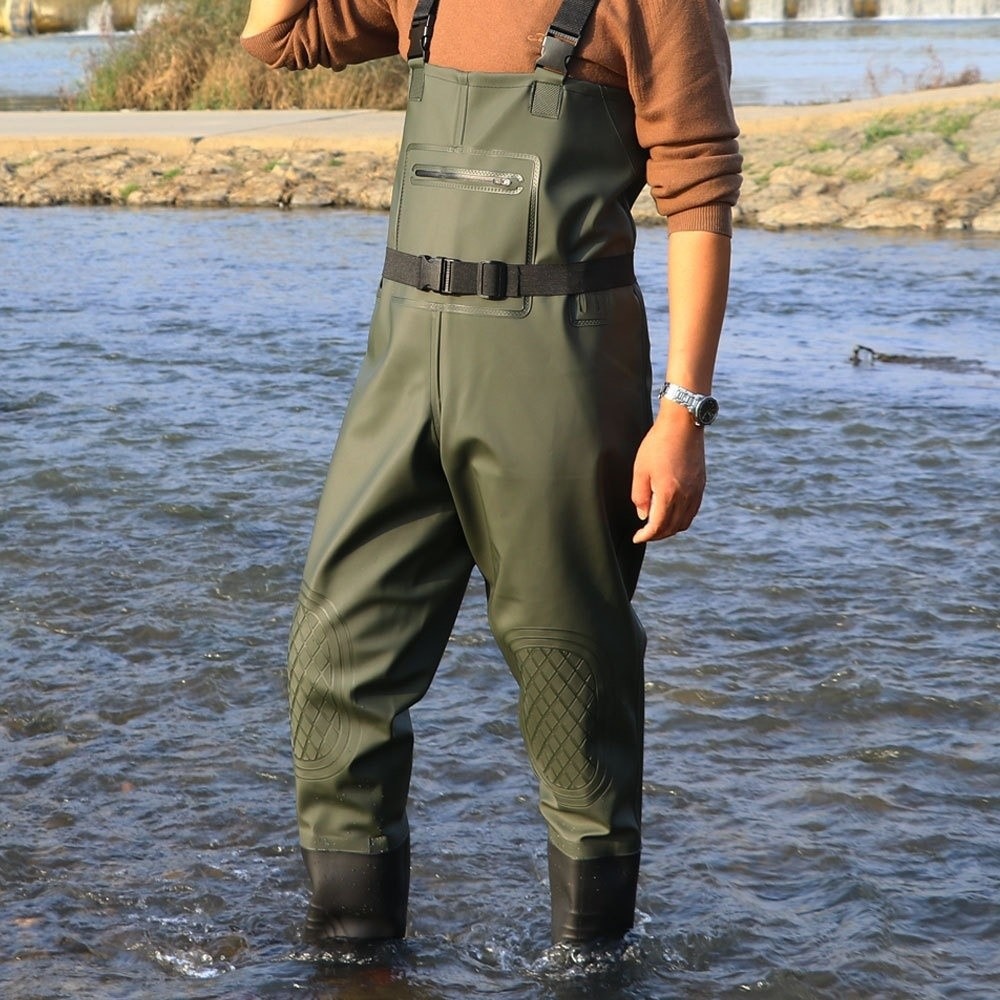 Praktischer PVC-Angelanzug mit – Fishing Pants Waterproof Bewertung und Preis
