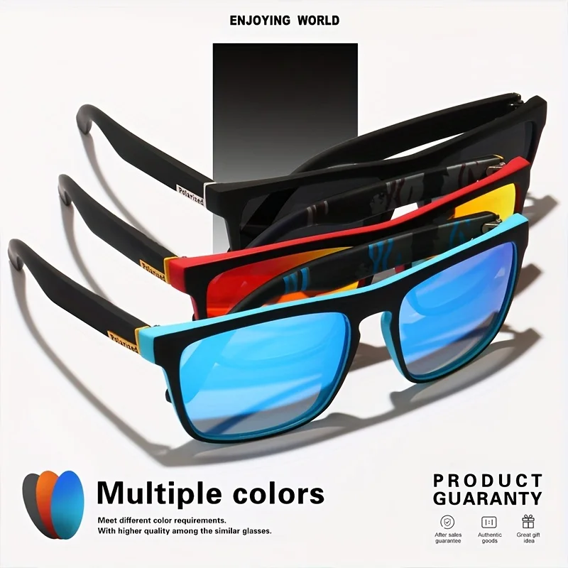 1/3PCS Vintage Quadratische Hi – Fishing Sunglasses Polarized Bewertung und Preis